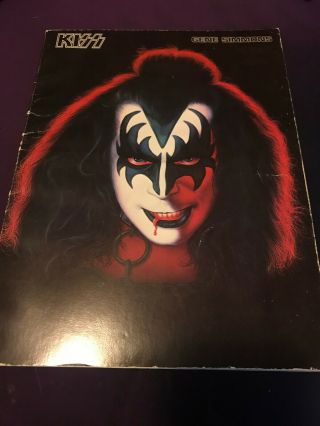 Kiss Gene Simmons Songbook Lp Solo Kiss Stanley Simmons Criss Frehley