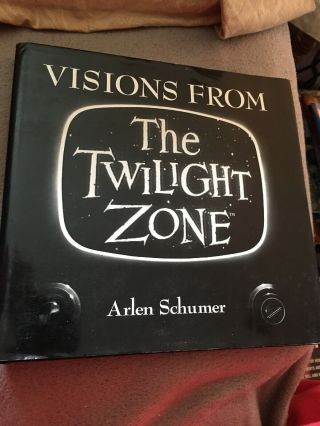 1990 Vintage Visions From The Twilight Zone First Edition,  175 Pgs Hb Dj Schumer