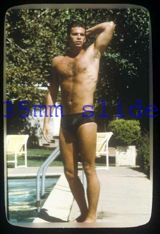 8883,  Lorenzo Lamas,  Barechested,  Shirtless,  Falcon Crest,  Or 35mm Transparency/slide