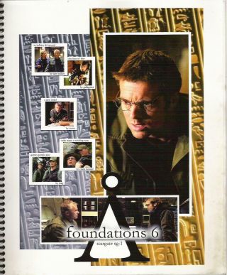 Stargate Sg - 1 Fanzine Foundations 6