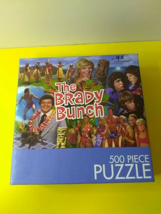 The Brady Bunch 500 Piece Jigsaw Puzzle Classic Tv Show “hawaii Bound” 18 X 24
