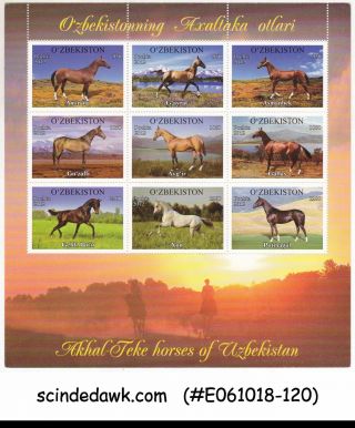 Uzbekistan - 2012 Horse / Horses / Animals - Miniature Sheet Mnh
