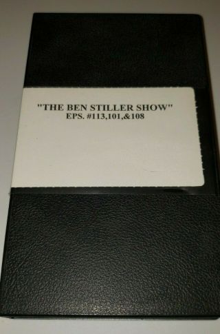The Ben Stiller Show Press Screener Vhs 3 Episodes
