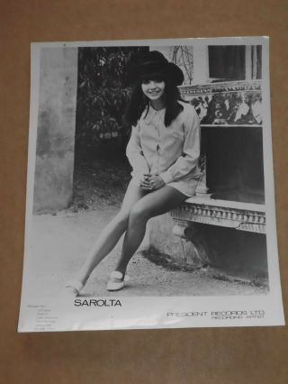 Sarolta (zalatnay) 1969 10 X 8 President Records Promo Photo (3)