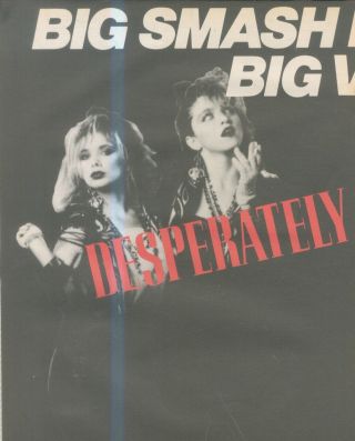 (sfbk15) Poster/advert 26x11 " Madonna In Desperatly Seeking Susan