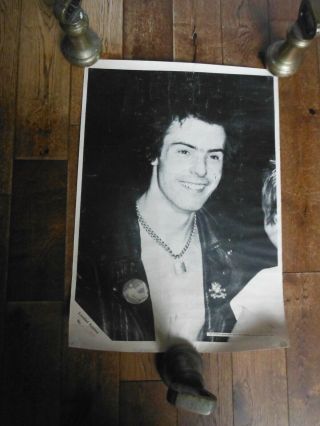 Sid Vicious Sex Pistols Bassist 1978 Poster Limited Edition