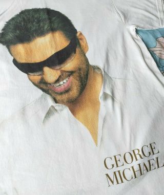 George Michael rare 25 LIVE USA Stadium Tour T.  Shirt Medium. 3