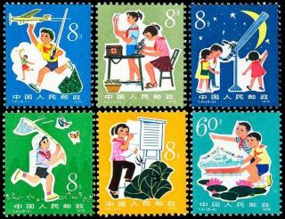 China 1979 T41 Study Science From Childhood Mnh
