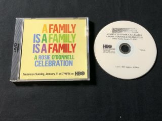 Rosie O’donnell ‘a Family Is A Family Is A Family’ 2010 Promo Dvd