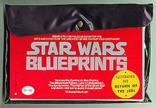 Warehouse Find 1977 Star Wars Blueprint Set - 15 Sheets Pouch - Case Fresh