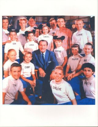 Mickey Mouse Club,  Walt Disney,  Annette,  Mouseketeers,  8”x10” Color Still