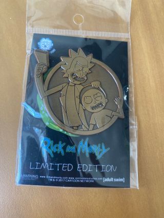 Rick And Morty Enamel Pin Limited Edition Adult Swim