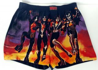 Kiss Band Destroyer Album Boxer Shorts Men 