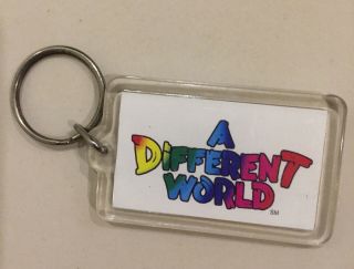 A Different World Vintage Nbc Tv Promo Keychain Bill Cosby Show 1980s 1990s