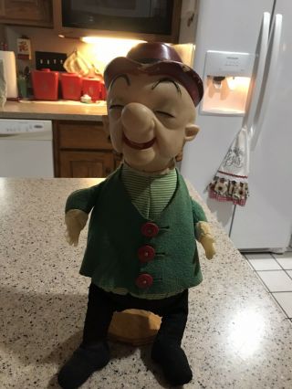 Vintage Ideal Toys 1962 Mr.  Magoo Plush Doll Only - Made In The U.  S.  A.