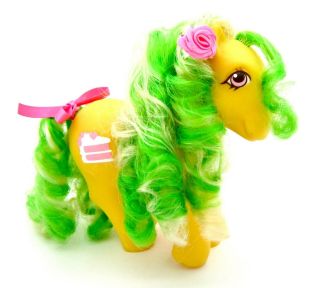 ⭐️ My Little Pony ⭐️ G1 Candy Cane Lemon Treats Scented W/orig Factory Curls