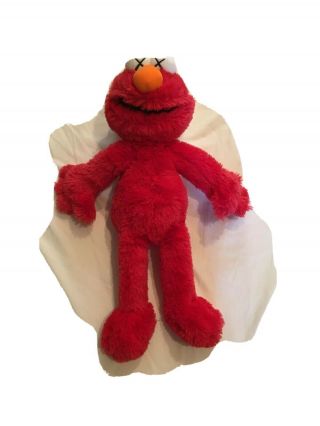 Kaws X Sesame Street Uniqlo Plush Elmo Stuffed Toy 50cm Kid Gift