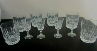 Vtg W M Dalton French Lead Crystal 4 Cordials - 6 Old Fashioned - In Boxes
