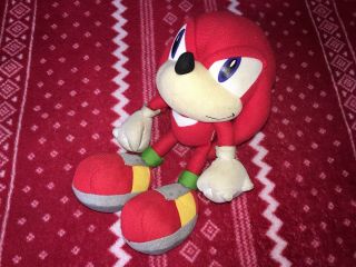 Official 8” Ge Sonic X Knuckles Sonic Plush Toy 2005 Sega
