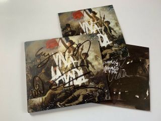 Coldplay - Viva La Vida Cd Album Fully (signed Autographed) By Coldplay