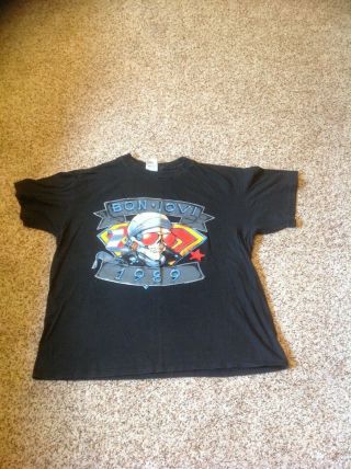 Vintage 1989 Bon Jovi Concert Shirt