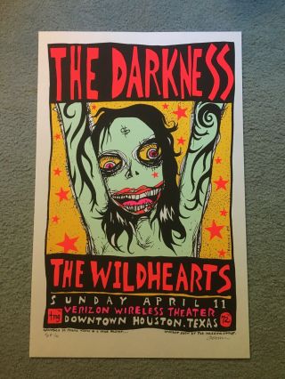 The Darkness Wildhearts Jermaine 2004 Verizon Wireless Theatre A/p 1/25 Kozik