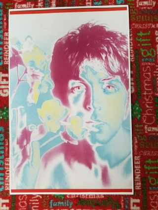 The Beatles Paul Mccartney Poster Art Print Richard Avedon 17 " X 11