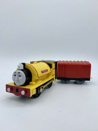 Motorized Trackmaster Thomas & Friends Train Proteus W/ Red Boxcar Hit Toy