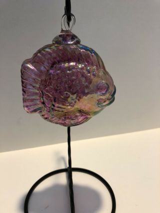 Glass Eye Studio,  Seattle,  Fish Ornament,  Hand Blown Glass,  Hard To Find