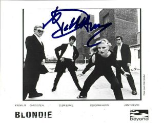 Blondie Debbie Harry Hand Signed Photo Autographed Signature