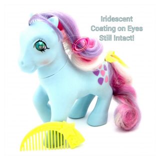⭐️ My Little Pony ⭐️ G1 Vintage Twinkle Eyed Sweet Stuff W/comb & Ribbon Nr