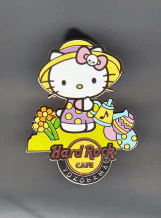 Hard Rock Cafe Pin: Yokohama Easter Hello Kitty Le200