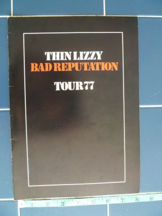 Thin Lizzy – Concert Programme – 1977 - Bad Reputation Tour