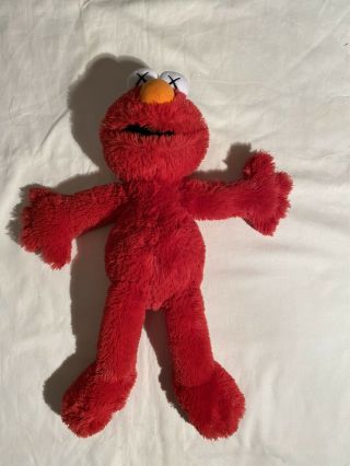 Kaws X Sesame Street Uniqlo Plush Elmo Stuffed Toy