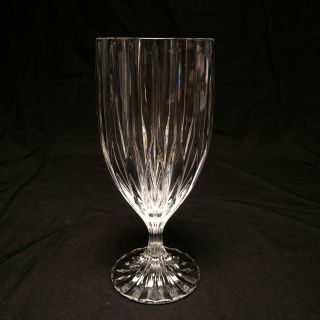 Mikasa Park Lane Crystal Iced Tea Glass Clear Stemware Contemporary 7 3/8