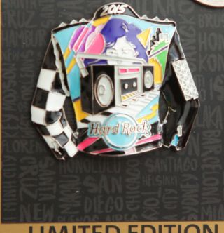 Hard Rock Cafe Pin Online 3d Motorcycle Jacket 80s Style Hat Lapel Le75 Boom Box