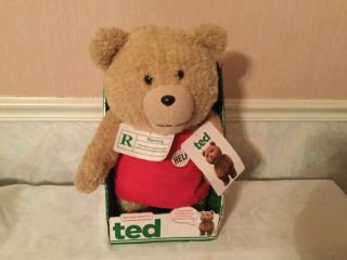 Talking Ted 16 - Inch Plush Teddy Bear Explicit Language Mouth Moves