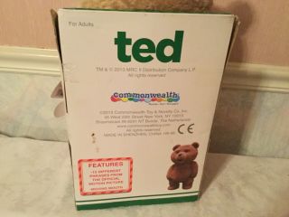 Talking Ted 16 - inch Plush Teddy Bear Explicit Language Mouth Moves 3