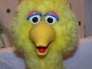 Vintage 1986 Ideal Big Bird Story Magic Talking Plush Tyco With Cassette Tape