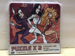 Vintage Charlie’s Angels Bootleg 5” X 5” Mexican Puzzle X 2 See Photos KD 2