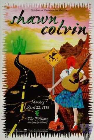 Shawn Colvin Poster 1996 Concert