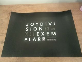 Joy Division Kevin Cummins Rare Exhibition Poster Factory Records Order