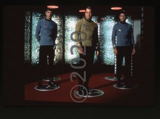 Leonard Nimoy,  Cast Star Trek Vintage 35mm Slide Transparency 176 Photo