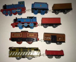 Stafford,  Diesel,  Edward,  Thomas & Friends trackmaster motorized trains & Cars 3