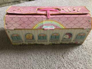 My Little Pony Vintage Carry Case 6 Ponies Toys 1 Remco Brand 82 83 & Up