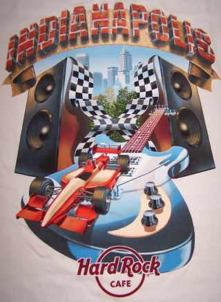 Hard Rock Cafe Indianapolis City Tee T - Shirt Size Adult X - Large - With Tags