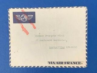 1946 China Airmail Cover With San Yat - Sen Stamps Shanghai To France