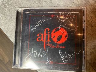 Afi Sing The Sorrow Cd Autographed Signed By Whole Band
