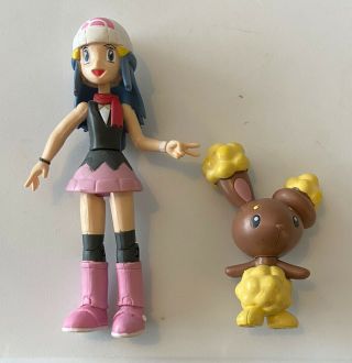 Pokemon Diamond And Pearl Exclusive Trainer Set Dawn & Buneary Loose Figures
