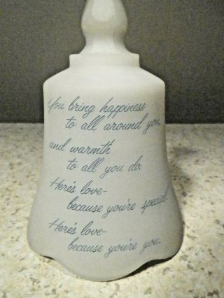 FENTON HAND PAINTED MUSICAL BELL 